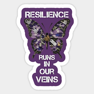 Military Kids Purple Up For Military Children Sticker